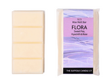 FLORA - Sweet Pea, Hyacinth and Rose - handmade wax melt bar - 50g