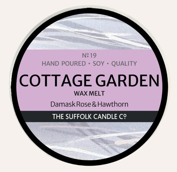 COTTAGE GARDEN - Damask Rose, Hawthorn and Violet - handmade wax melt - 50g