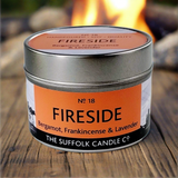 FIRESIDE - Bergamot, Frankincense and Lavender - handmade soy candle - 100g