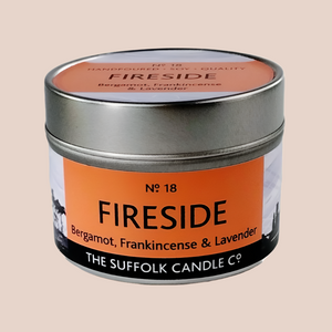 FIRESIDE - Bergamot, Frankincense and Lavender - handmade soy candle - 100g