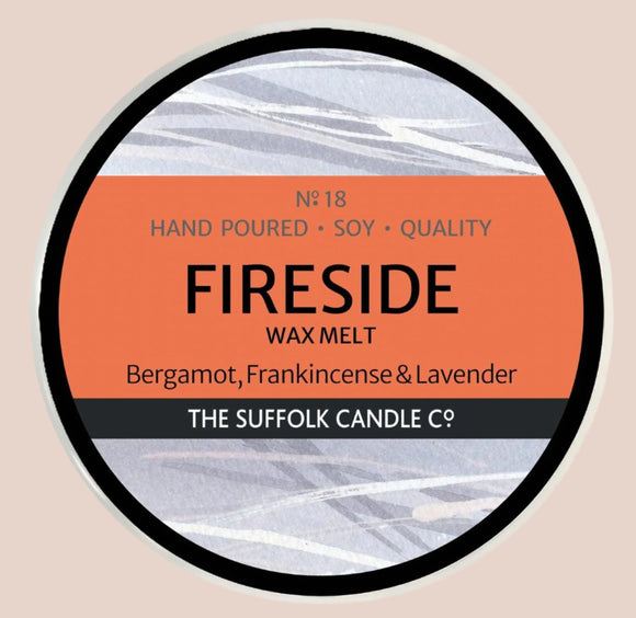 FIRESIDE - Bergamot, Frankincense and Lavender - handmade wax melt - 50g