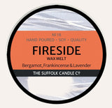 FIRESIDE - Bergamot, Frankincense and Lavender - handmade wax melt - 50g