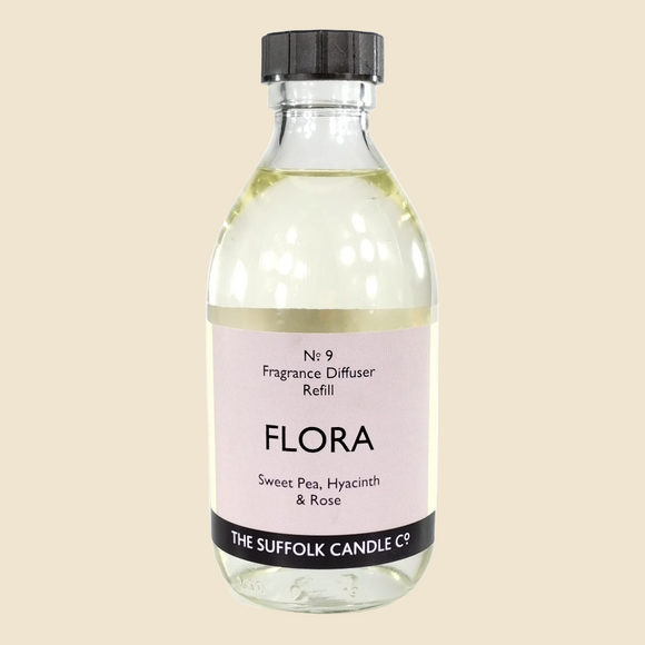 FLORA - Sweet Pea, Hyacinth and Rose - Diffuser oil refill - 250ml