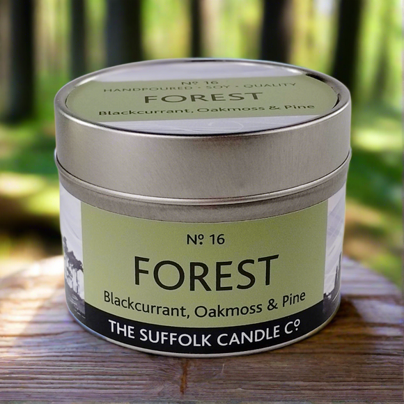 FOREST - Blackcurrant, Oakmoss, Pine - handmade soy candle - 100g