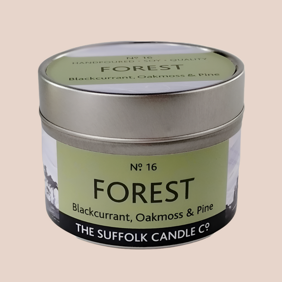 FOREST - Blackcurrant, Oakmoss, Pine - handmade soy candle - 100g