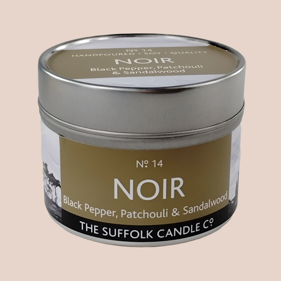 NOIR Black Pepper, Patchouli and Sandalwood handmade soy