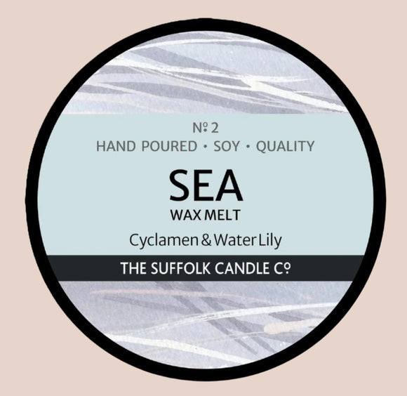 SEA - Cyclamen and Waterlily - handmade wax melt - 50g