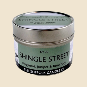 SHINGLE STREET - Bergamot, Juniper and Rosemary - handmade soy candle - 100g