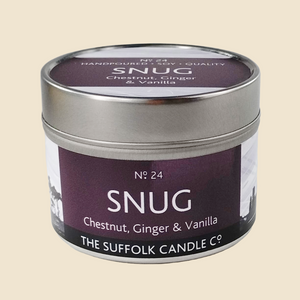 SNUG - Chestnut, Ginger and Vanilla - handmade soy candle - 100g