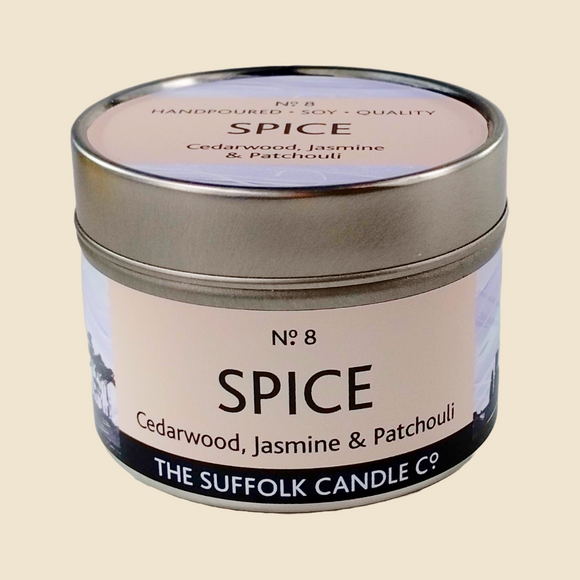 SPICE - Cedarwood, Jasmine and Patchouli - handmade soy candle - 100g