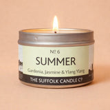 SUMMER - Gardenia, Jasmine and Ylang Ylang - handmade soy candle - 100g