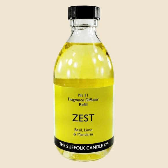 ZEST - Basil, Lime and Mandarin - Diffuser oil refill - 250ml